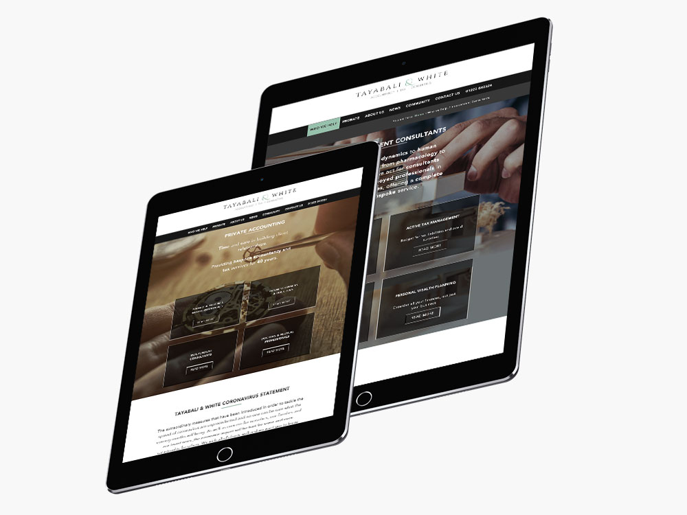 Tayabali & White screens